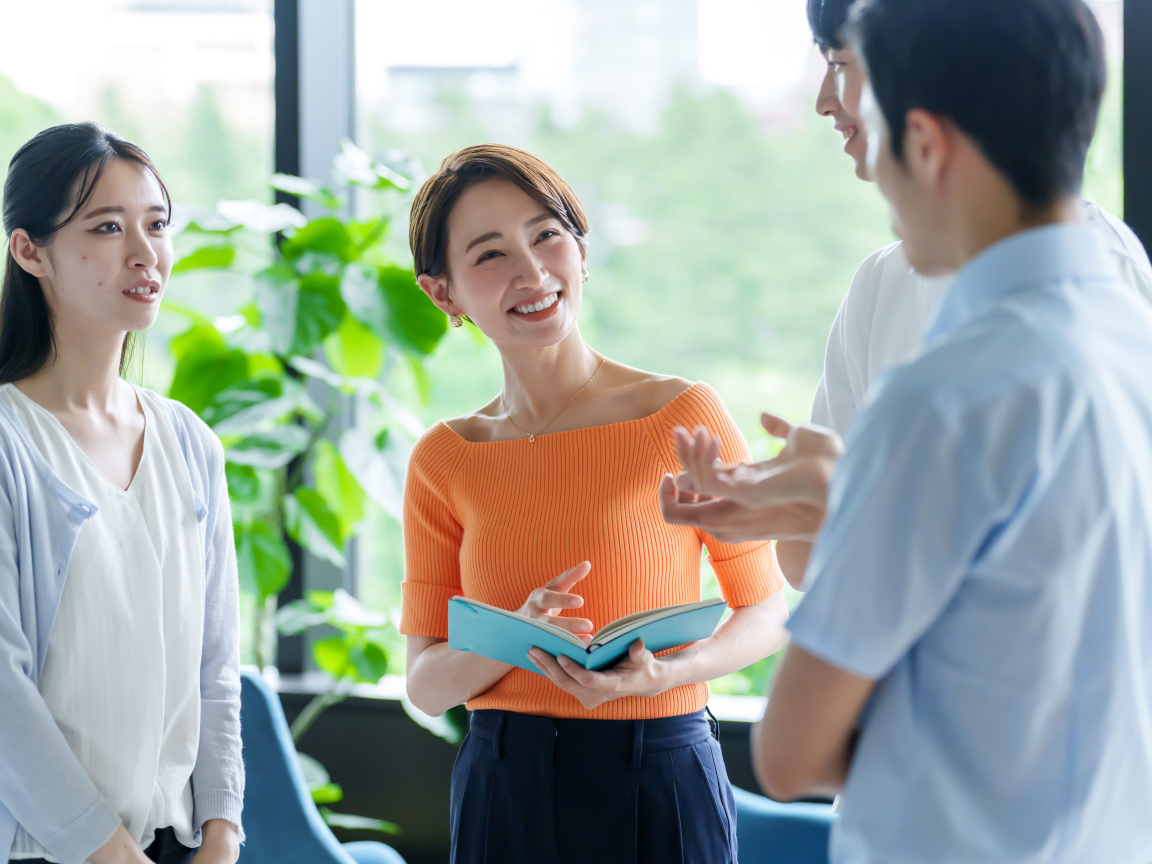 Lesson② あなたから話しかけるスキルがつく。あなたが会話を作る